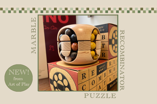 A New Art of Play Oddity: Recombinator Marble Puzzle