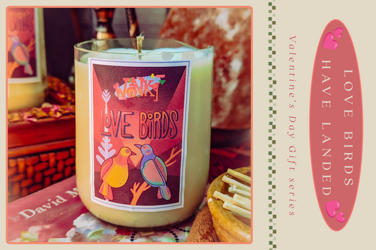 Love (Birds) in the Air ~ Valentine's Day Candle has Arrived!