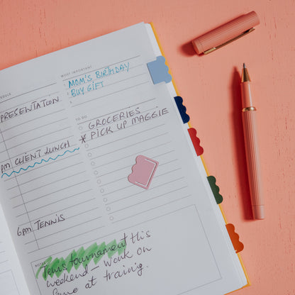 Metal Index Tabs ~ Cloud Multicolor