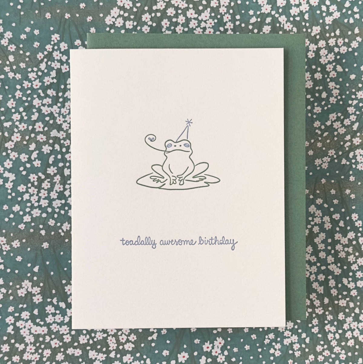 Birthday Greeting Card ~ Toadally Awesome