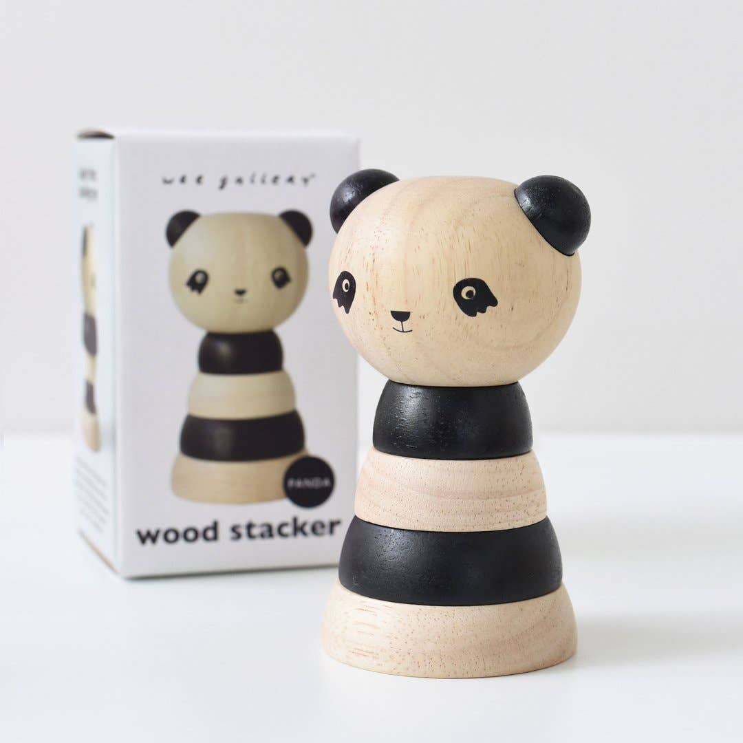 Wooden Ring Stacker ~ Bears
