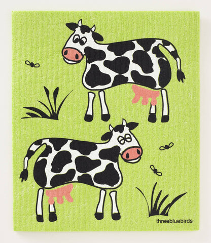 Swedish Dishcloth ~ Cows
