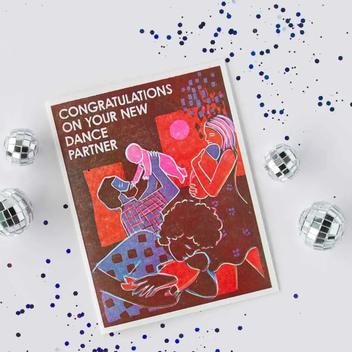 Congratulations On Your New Dance Partner (New Baby) Card