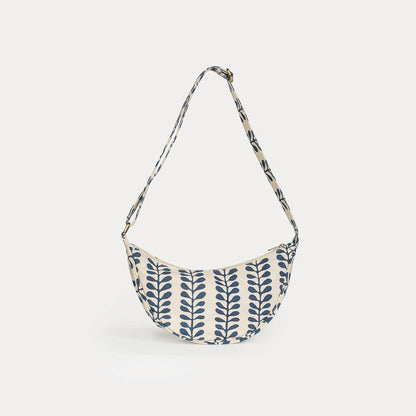 Moon Sling Bag ~ Indigo Fern