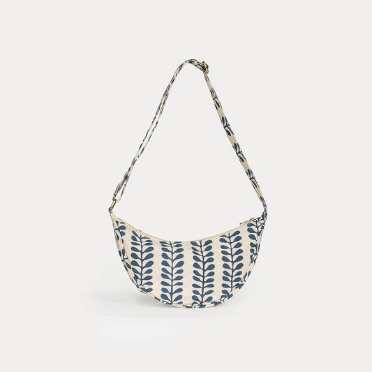 Moon Sling Bag ~ Indigo Fern