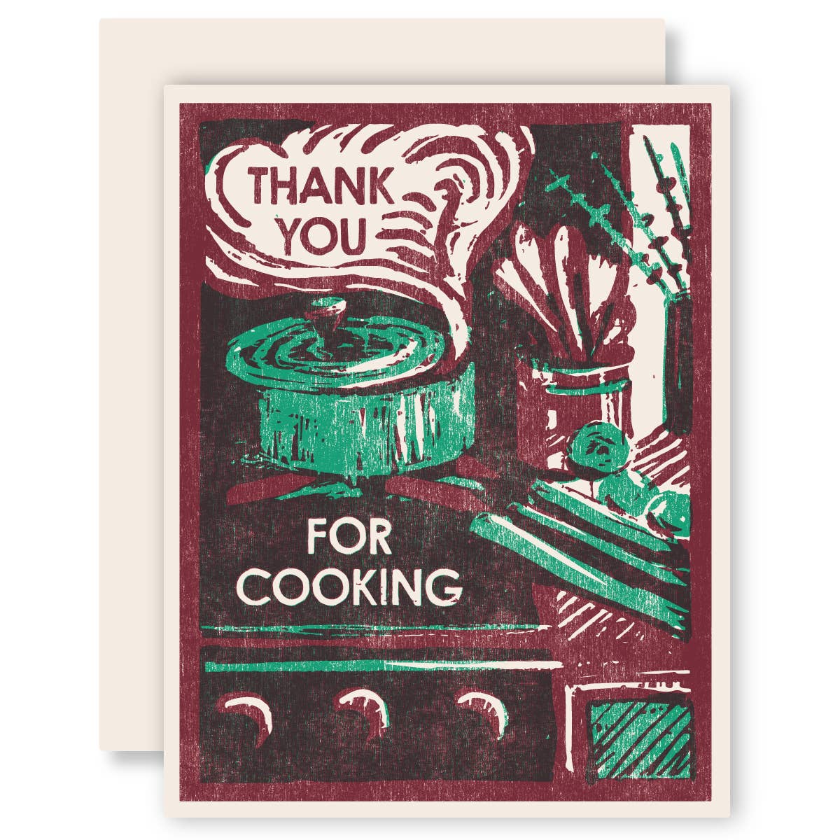 Appreciation Greeting Card ~ Thank You For Cooking