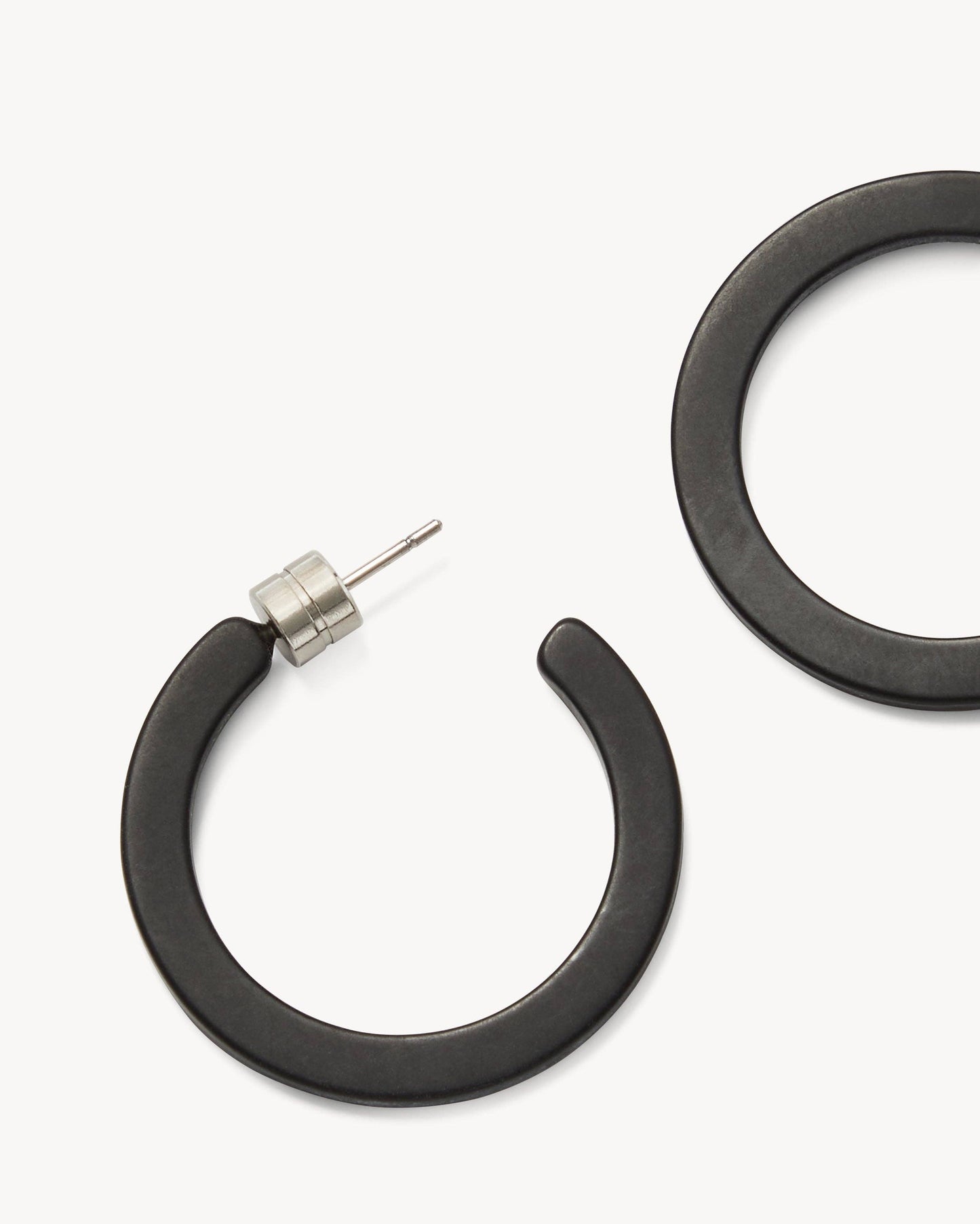 Mini Hoops ~ Black Matte