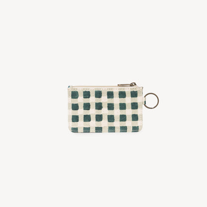 ID Pouch ~ Evergreen Gingham