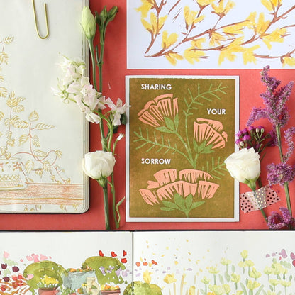 Sympathy Greeting Card ~ Sharing Your Sorrow