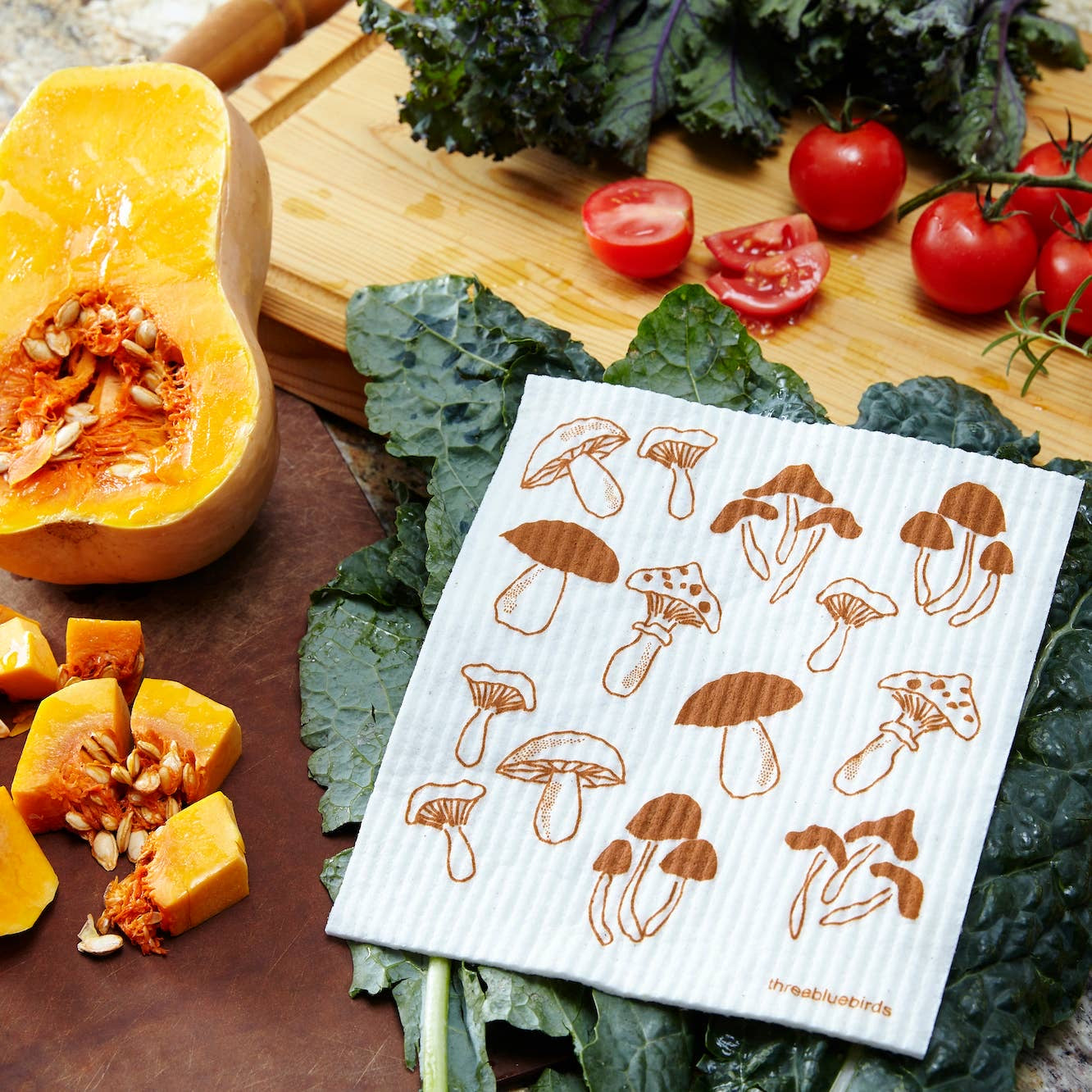 Swedish Dishcloth ~ Fungi