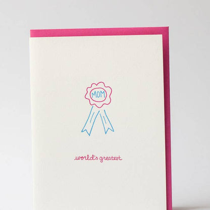 Parent Greeting Card ~ World's Greatest Mom