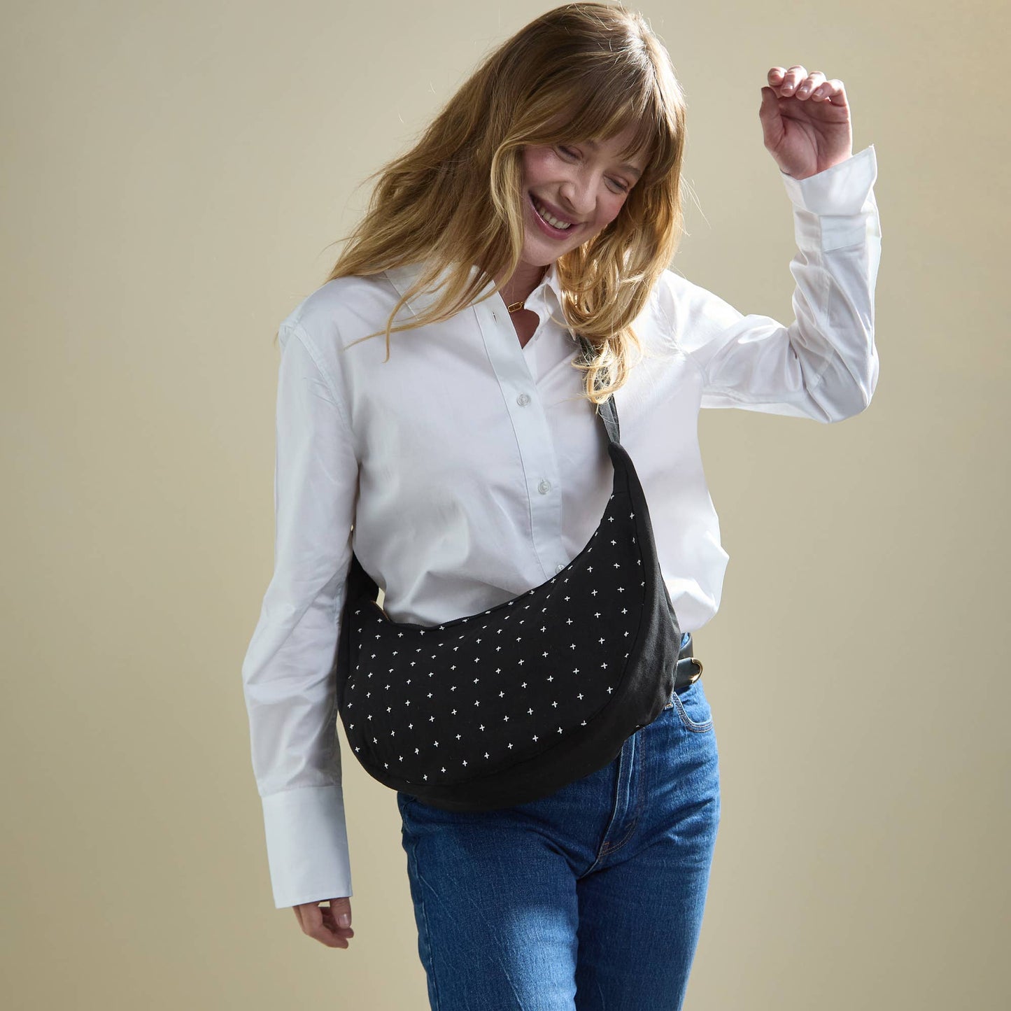 Crescent Bag ~ Cross-Stitch