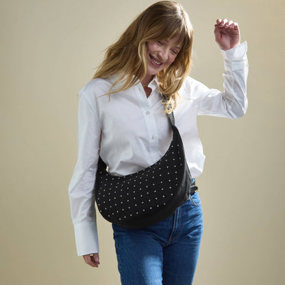 Crescent Bag ~ Cross-Stitch