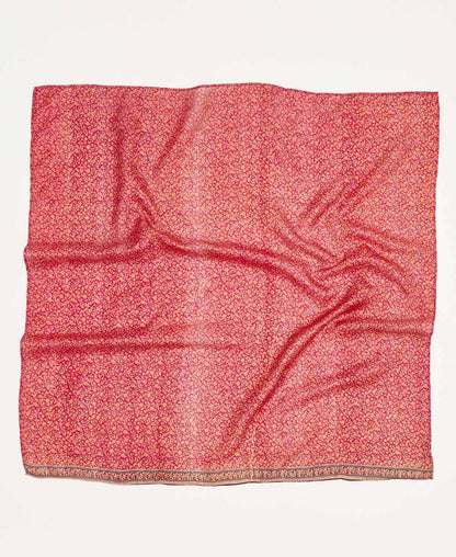 Vintage Silk Square ~ Rose