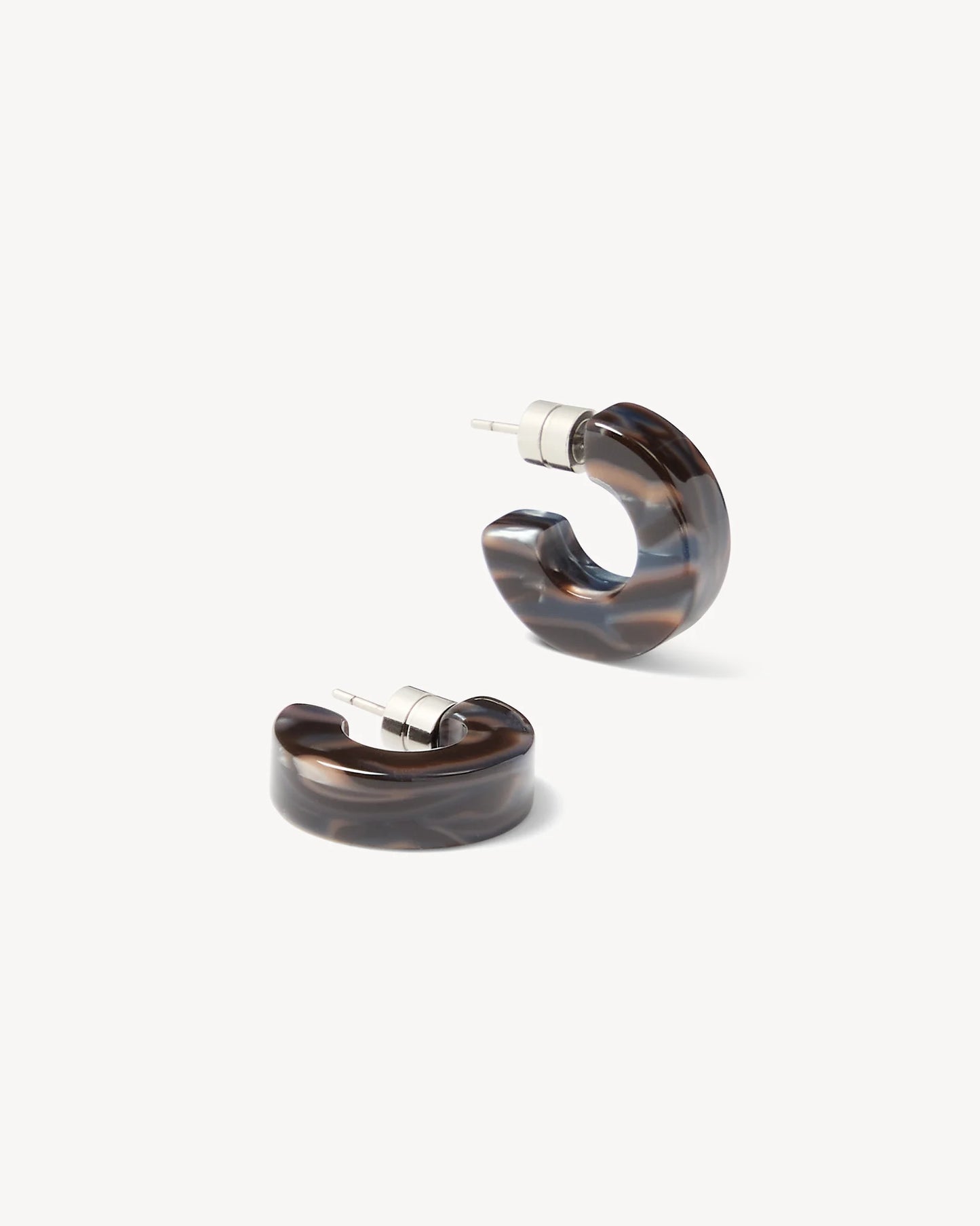 Muse Hoops ~ Blue Horn