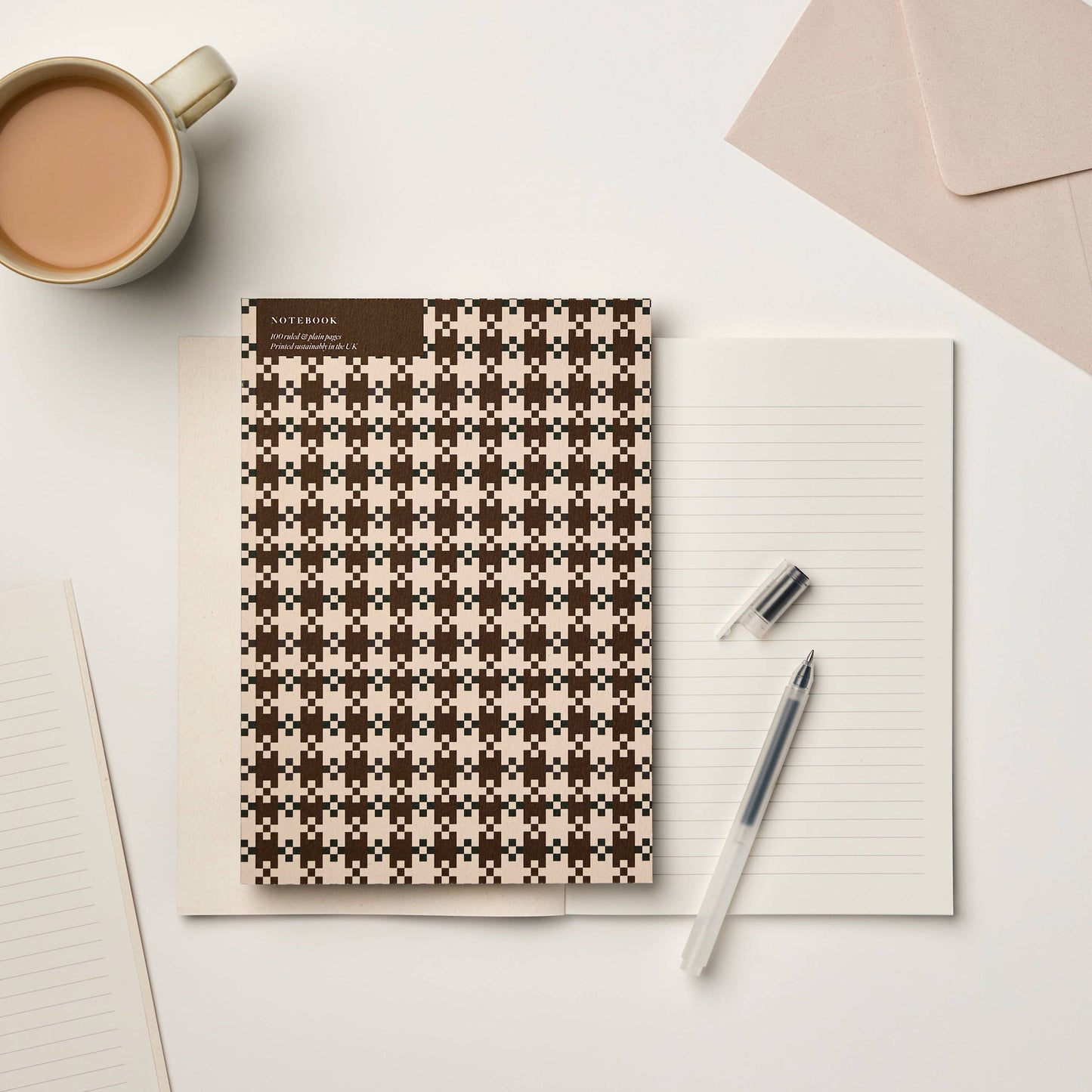 A5 Notebook ~ Umber Flower