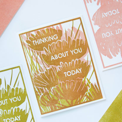 Sympathy Greeting Card ~ Thinking About You Today