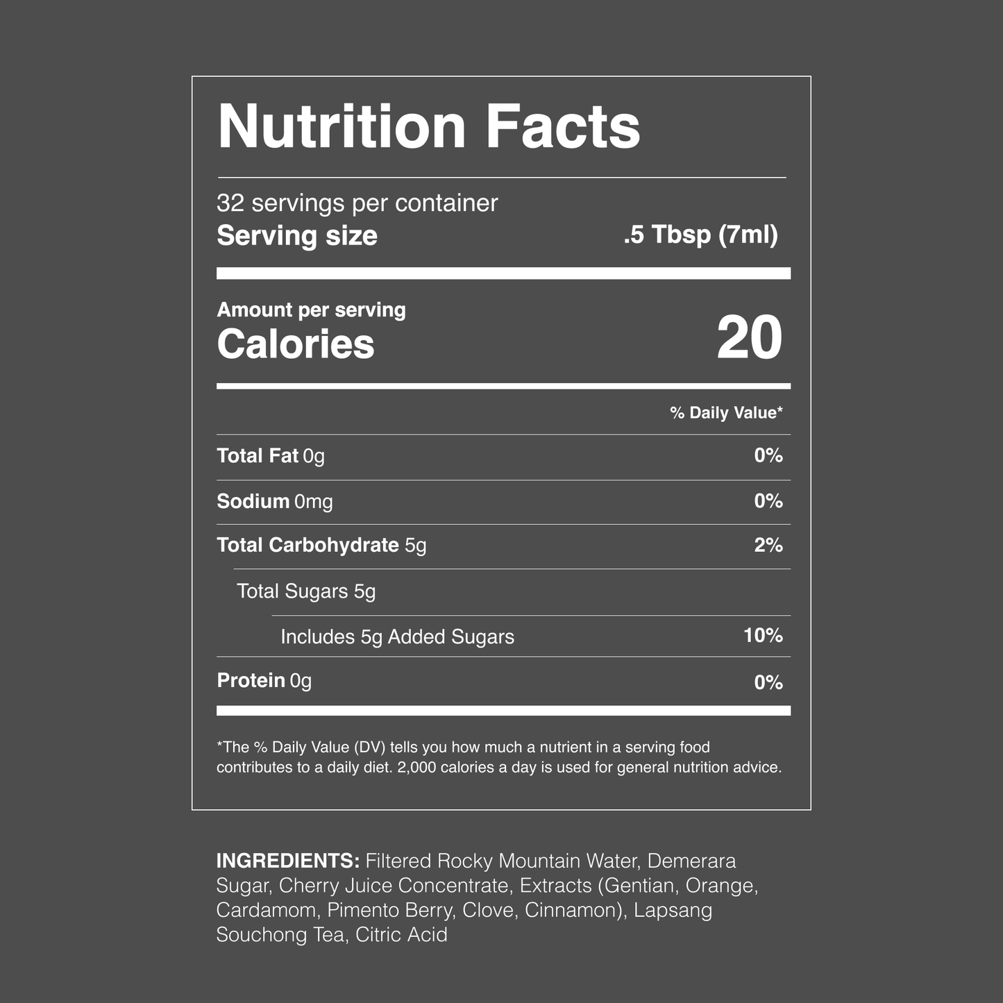 Smoked Old Fashioned Cocktail Syrup