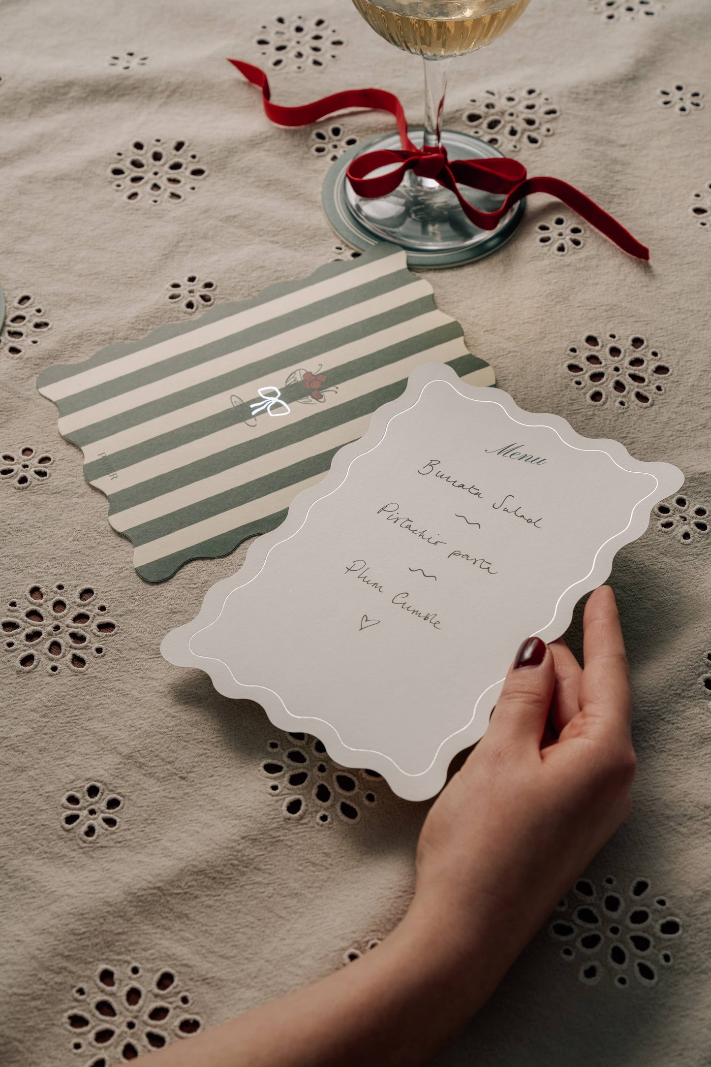 Menu Cards Set of 20 ~ Fruits & Coupes