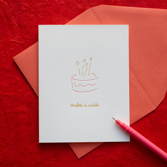 Birthday Greeting Card ~ Make A Wish