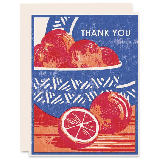 Appreciation Greeting Card ~ Blood Orange