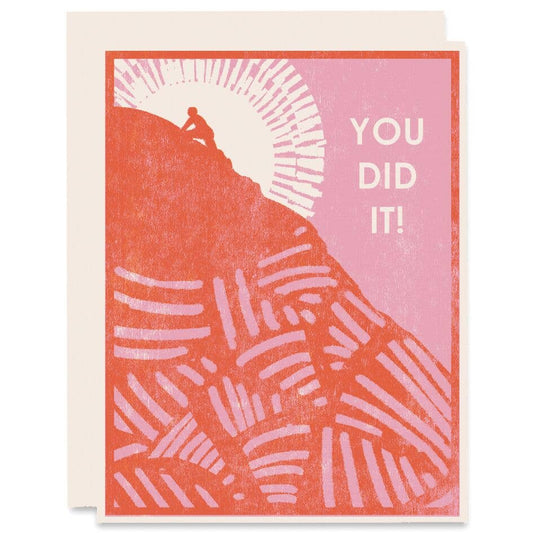 Celebratory Greeting Card ~ You Did It