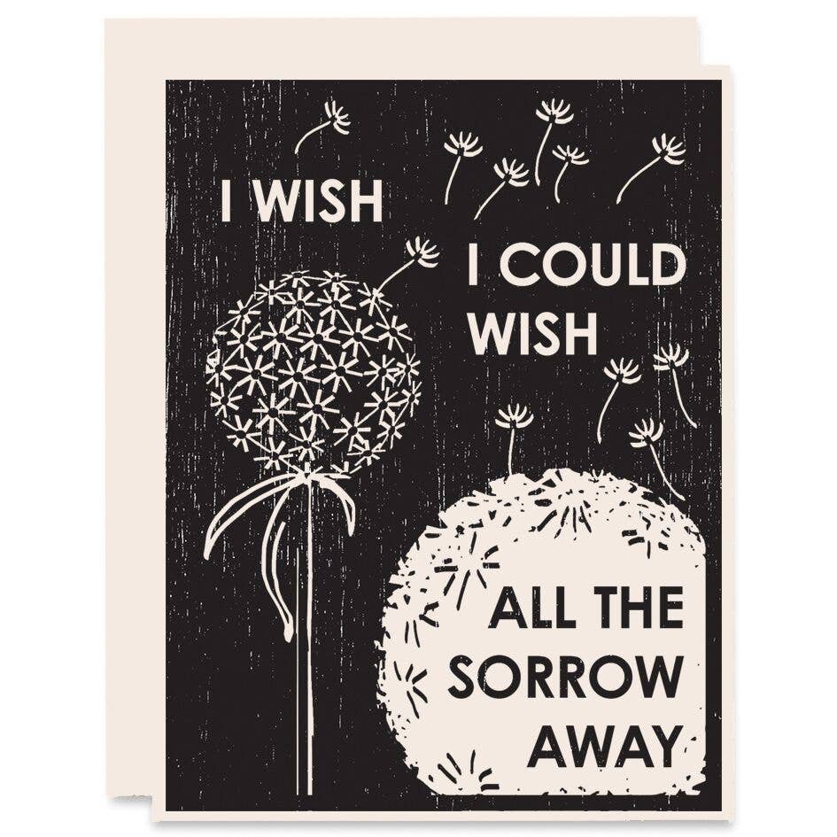Sympathy Greeting Card ~ I Wish