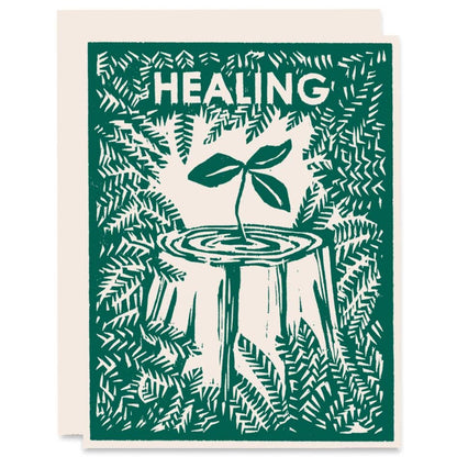 Get Well Greeting Card~ Healing Tree