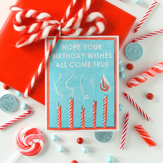Birthday Greeting Card ~ Hope Your Wishes All Come True