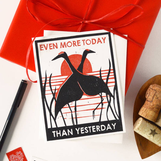 Romantic Greeting Card ~ Even More Today
