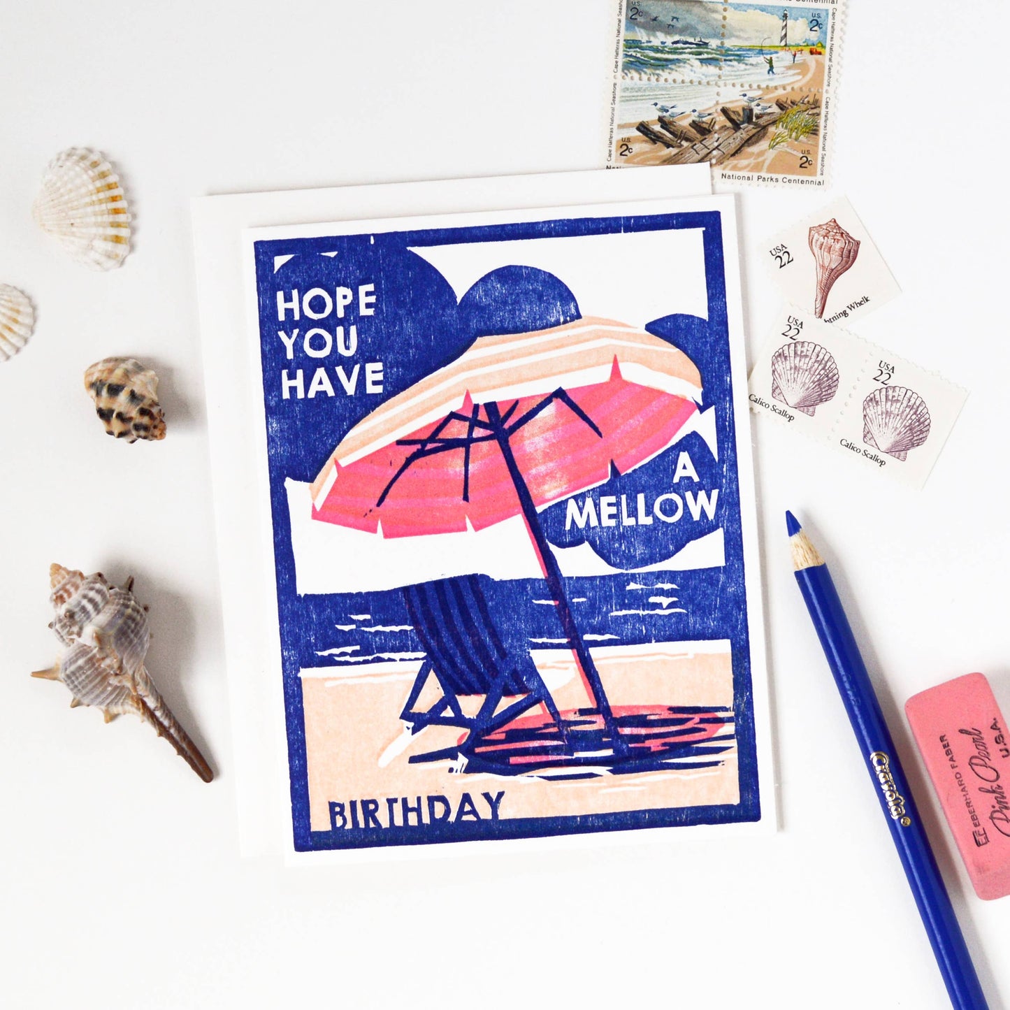 Birthday Greeting Card ~ Mellow Birthday Card
