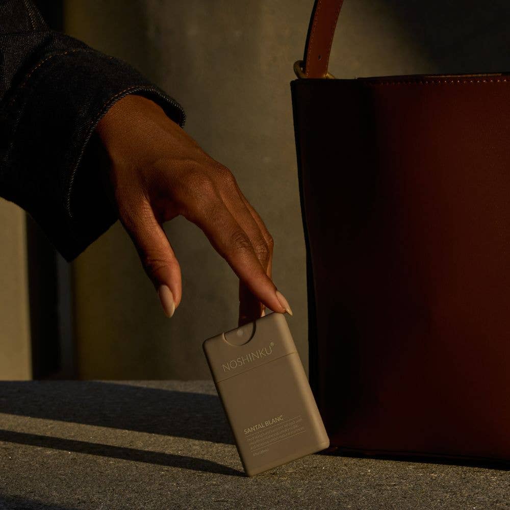 Refillable Pocket Sanitizer ~ Santal Blanc
