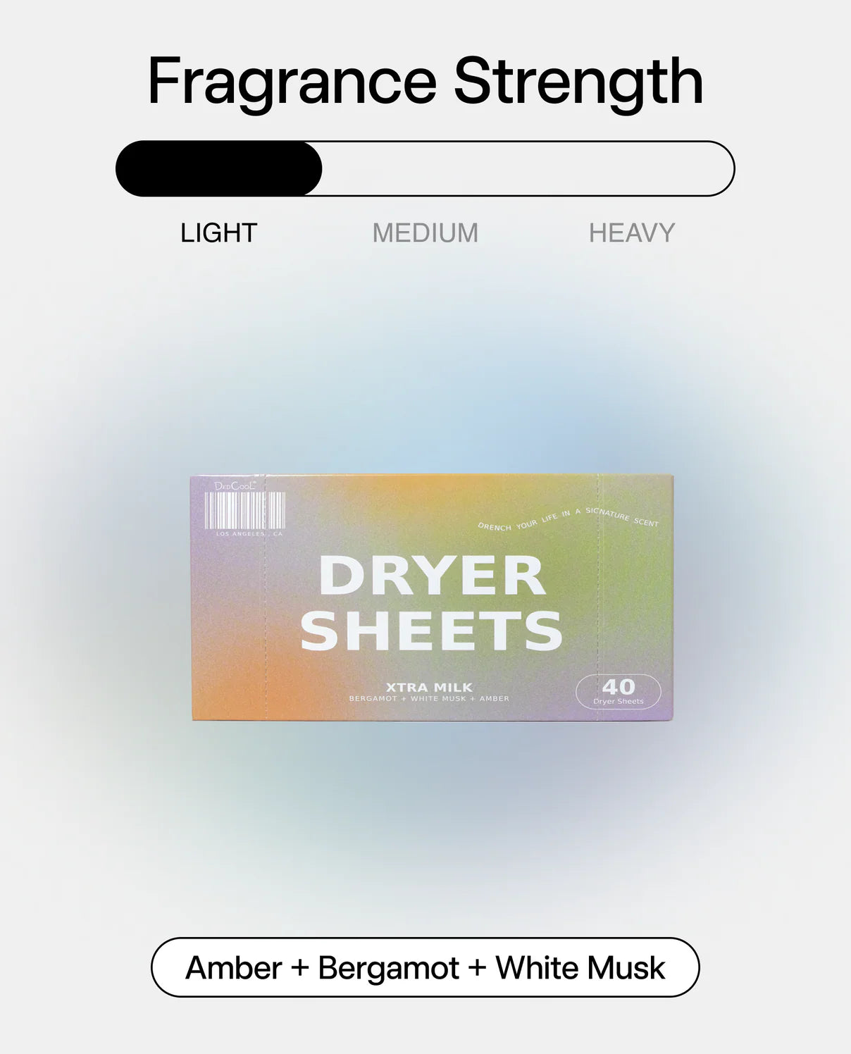 Dryer Sheets ~ Xtra Milk