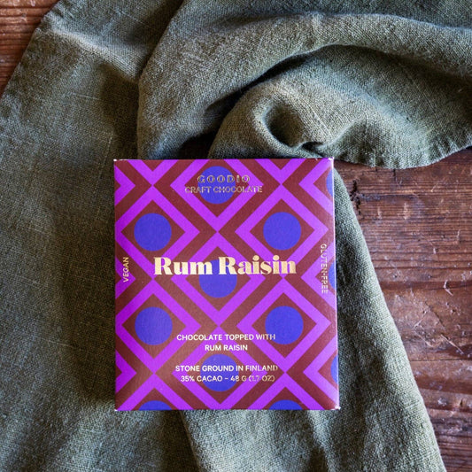 Chocolate ~ Rum Raisin (35%)