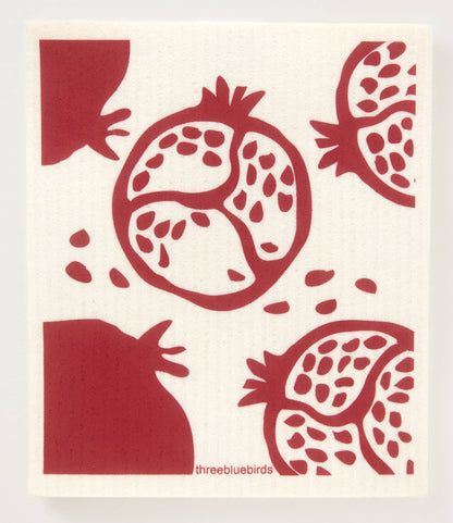 Swedish Dishcloth ~ Pomegranate