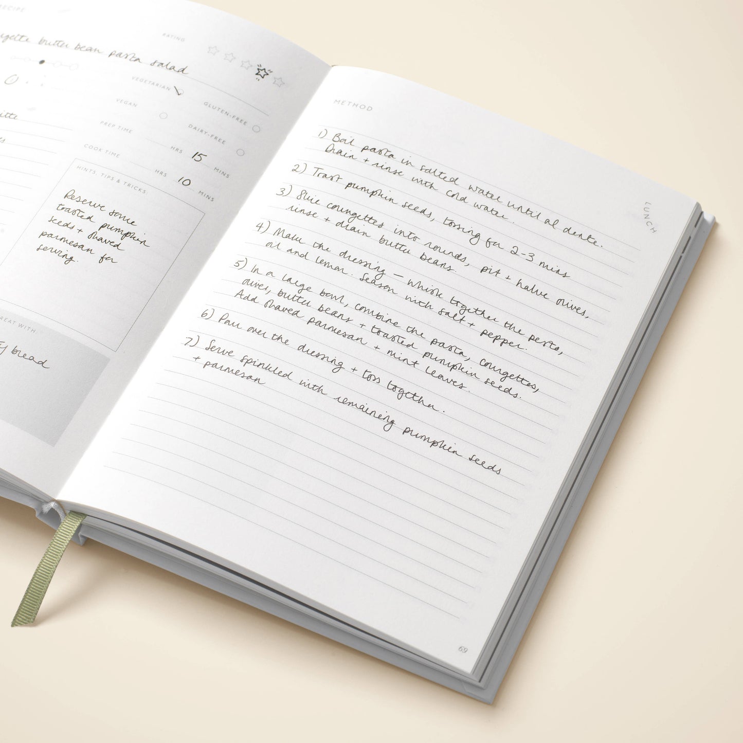 Recipe Journal ~ The Vineyard