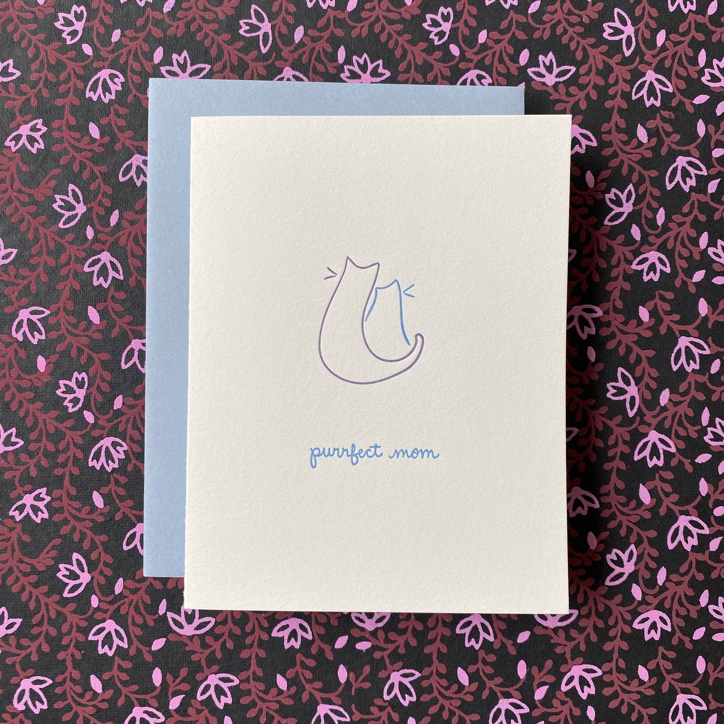 Parent Greeting Card ~ Purrfect Mom