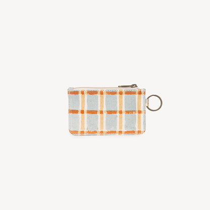 ID Pouch ~ Powder Plaid