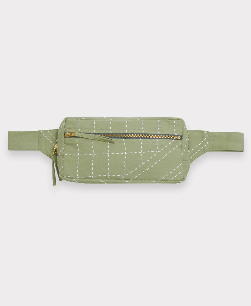 Embroidered Belt Bag