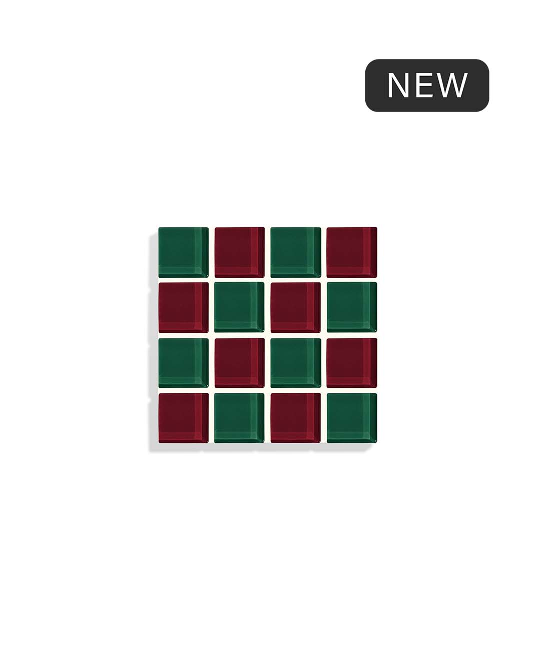 Glass Tile Coaster ~ Christmas Night