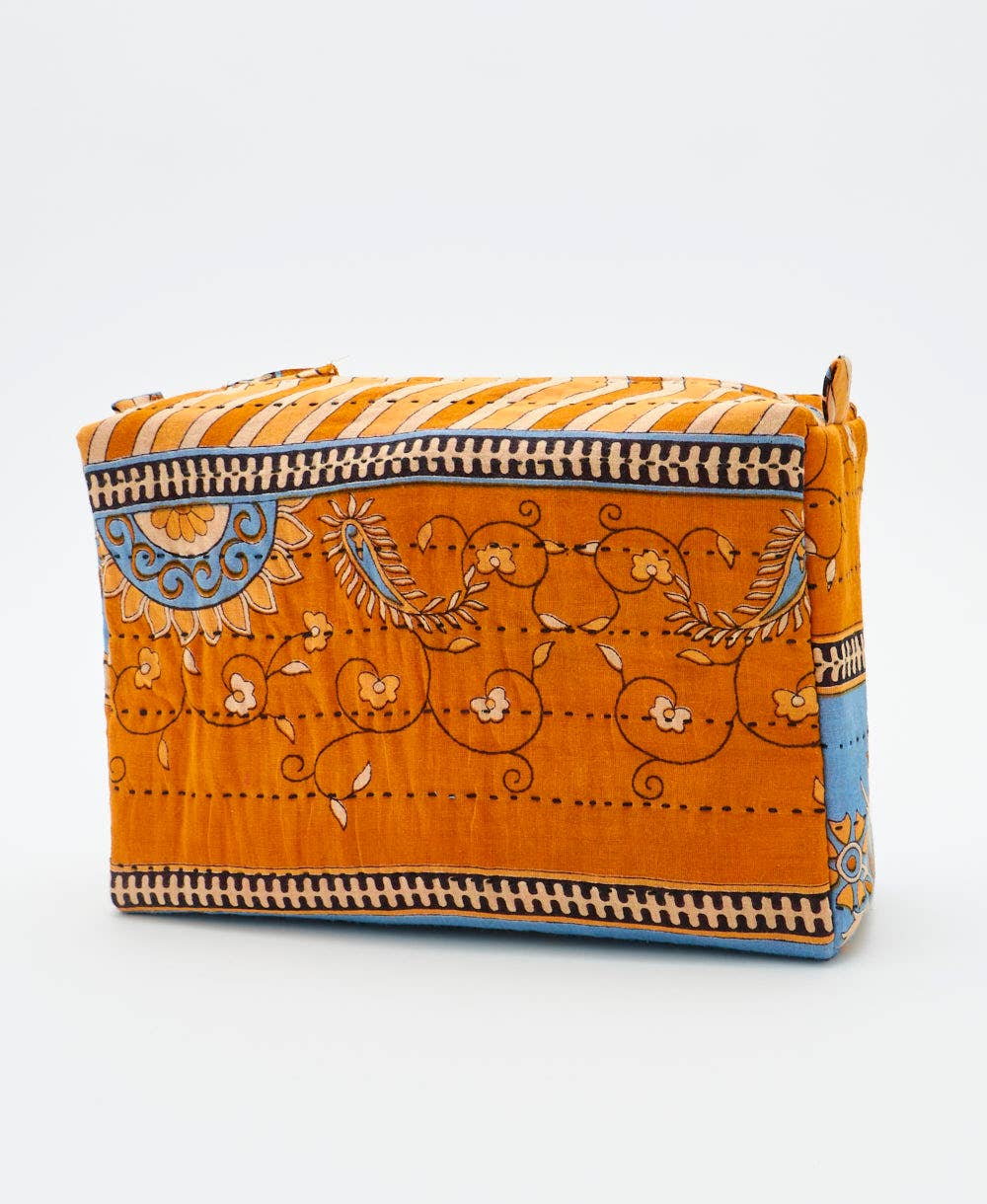 Large Toiletry Bag ~ Floral Vines