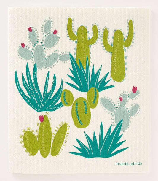 Swedish Dishcloth ~ Cacti
