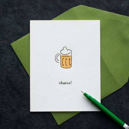Appreciation Greeting Card ~ Cheers!