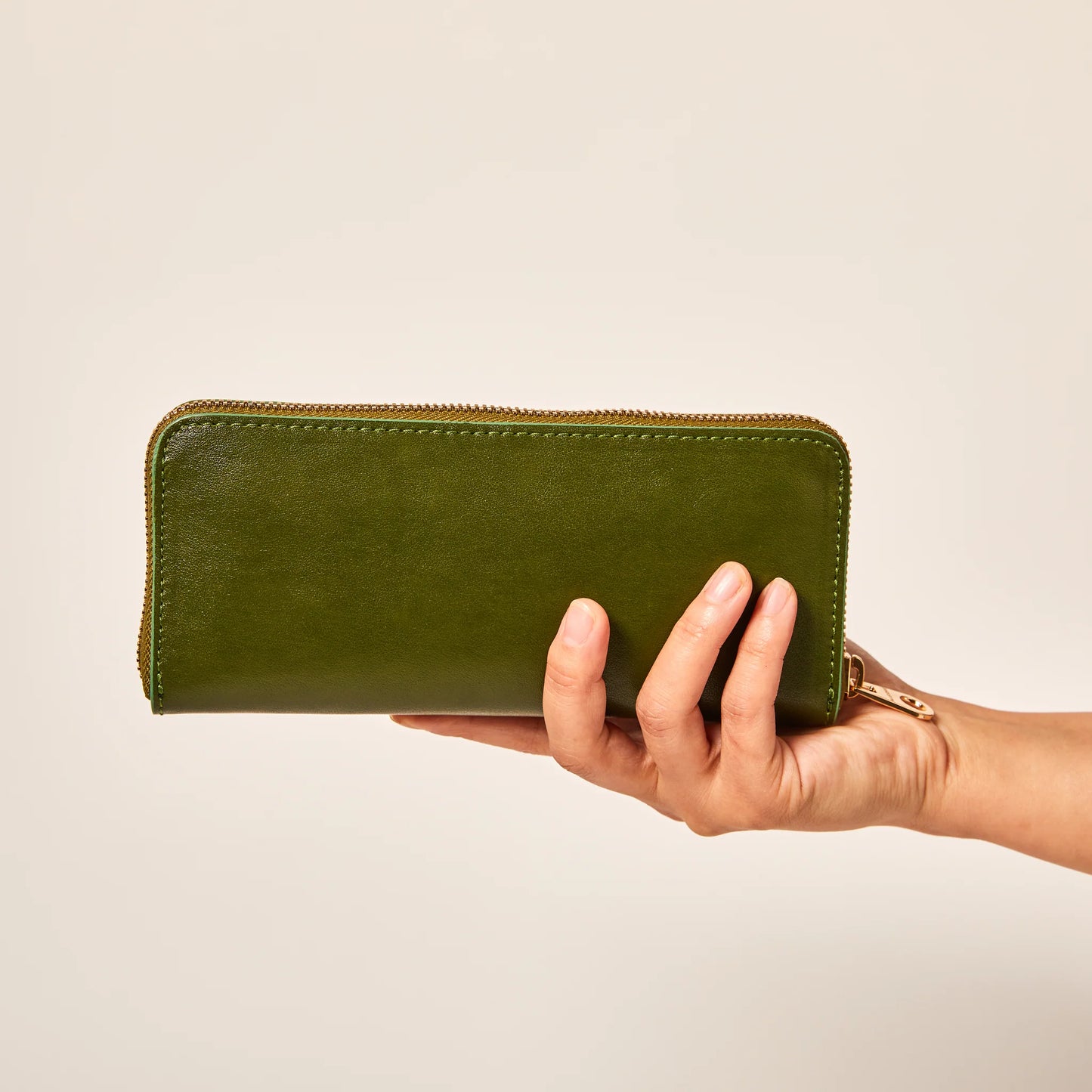 Cactus Leather Long Wallet