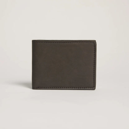 (Copy) Pineapple Leather Bifold Wallet ~ Grey