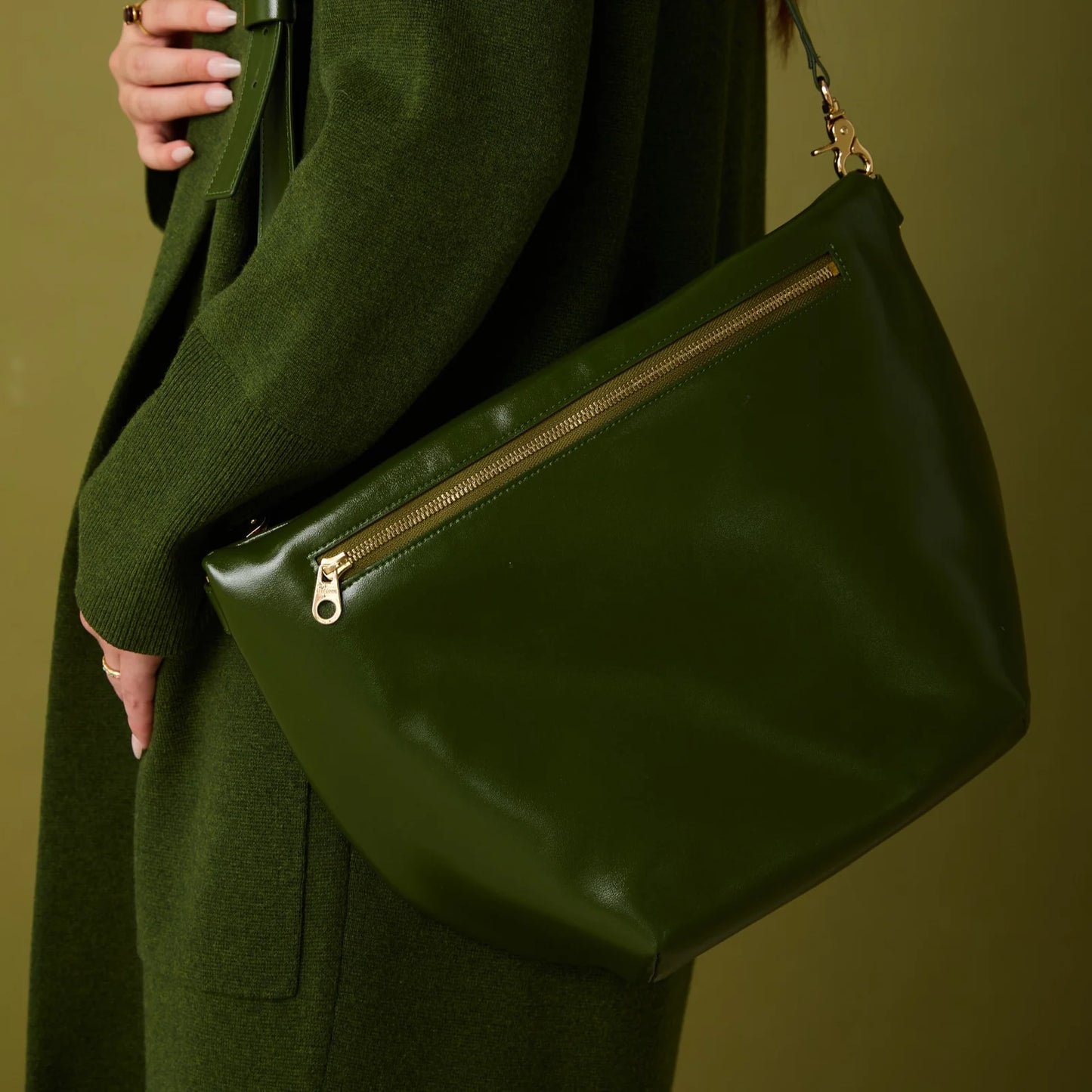 Large Crossbody Sac ~ Cactus Leather