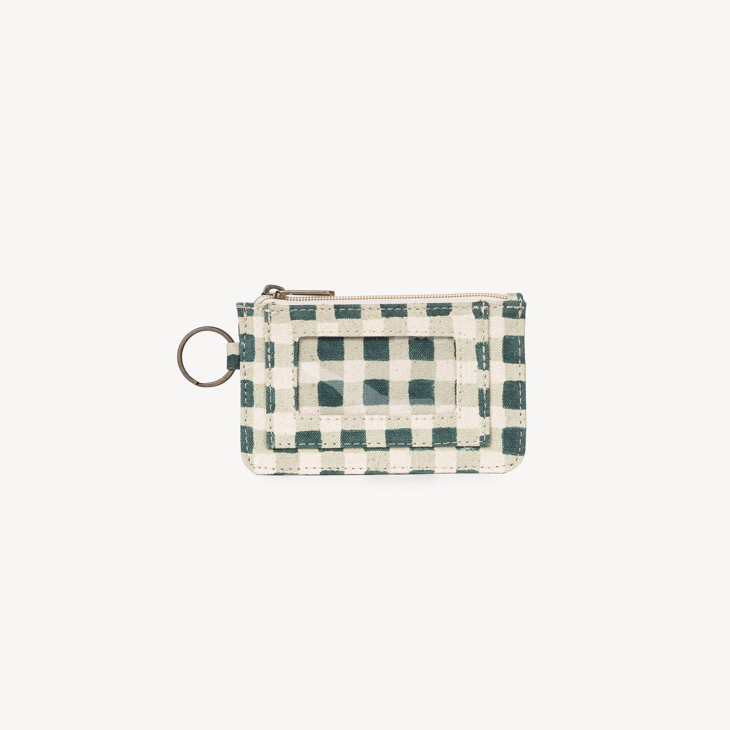 ID Pouch ~ Evergreen Gingham