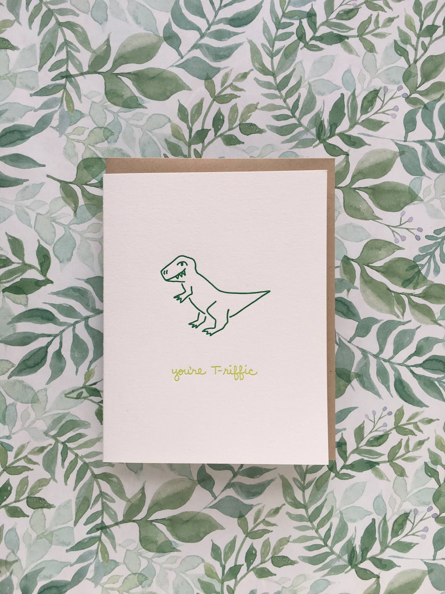 Appreciation Greeting Card ~ You're T-rrific