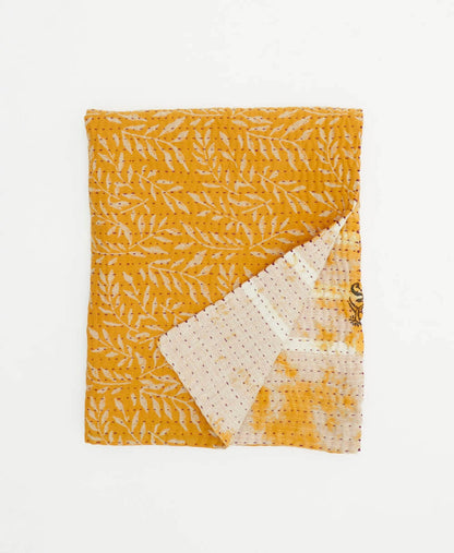 Baby Kantha Quilt ~ Golden Child