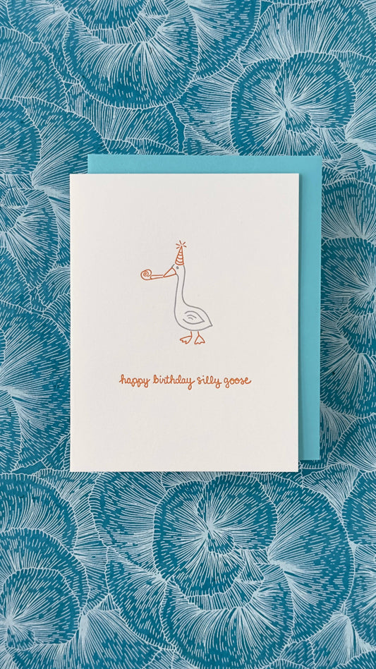 Birthday Greeting Card ~ Happy Birthday Silly Goose